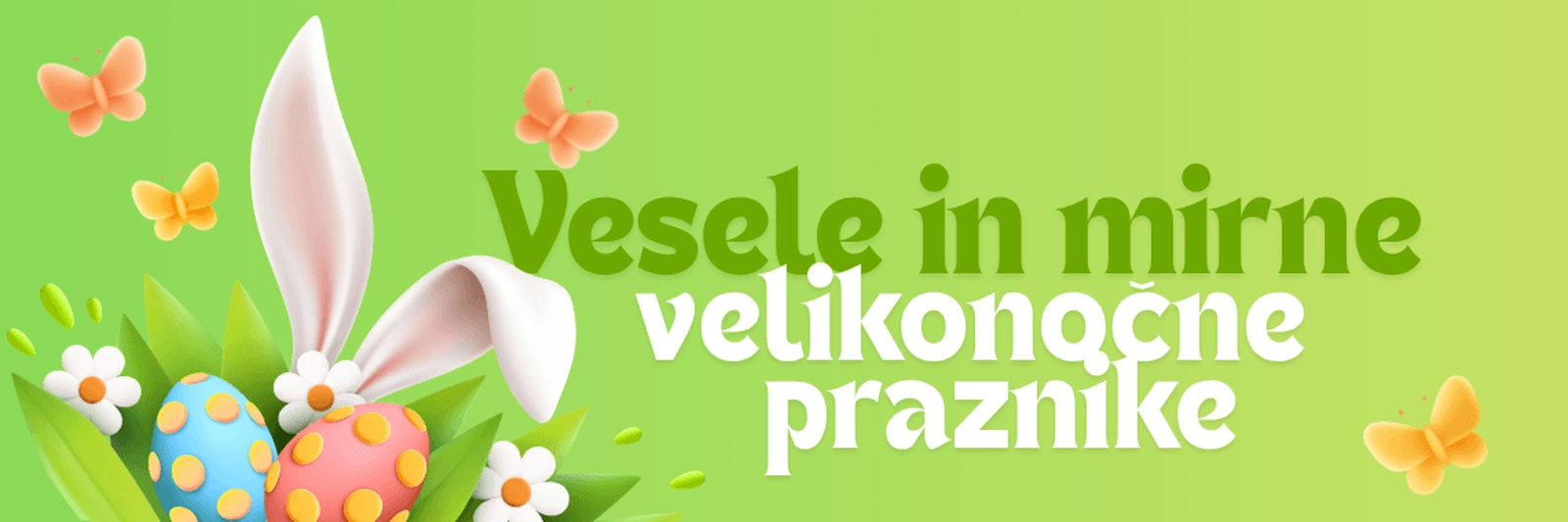 Mirne in vesele velikonočne praznike vam želi Second Option trgovina