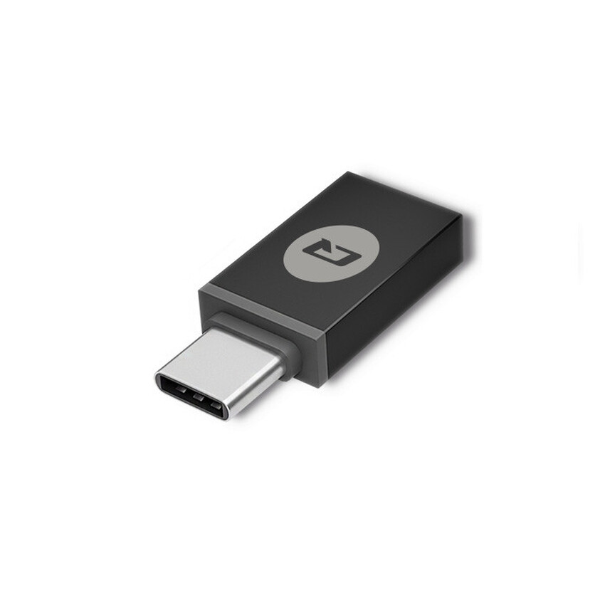 Qoltec SCR-0634 Intelligent Smart ID chip card reader + USB-C adaptera