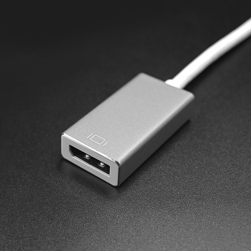 Prtevornik USB Type C 3.1 na DisplayPort 4K vmesnik 15cm Qoltec 50429