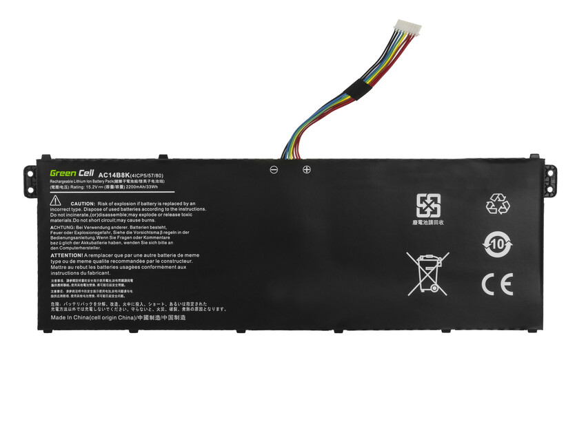 Green Cell baterija AC14B3K AC14B8K za Acer Aspire 5 A515 A517 R15 R5-571T Spin 3 SP315-51 SP513-51 Swift 3 SF314-52 (AC72)