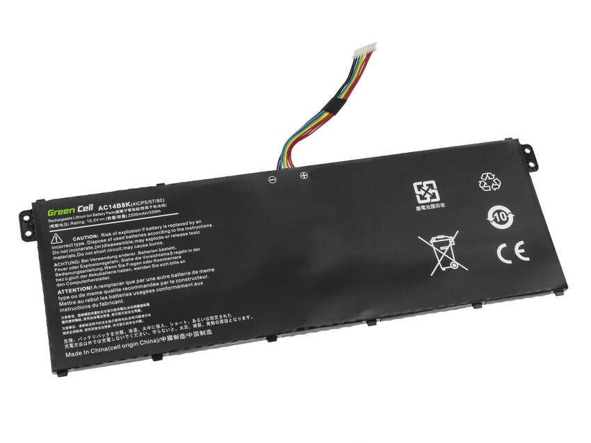 Green Cell baterija AC14B3K AC14B8K za Acer Aspire 5 A515 A517 R15 R5-571T Spin 3 SP315-51 SP513-51 Swift 3 SF314-52 (AC72)