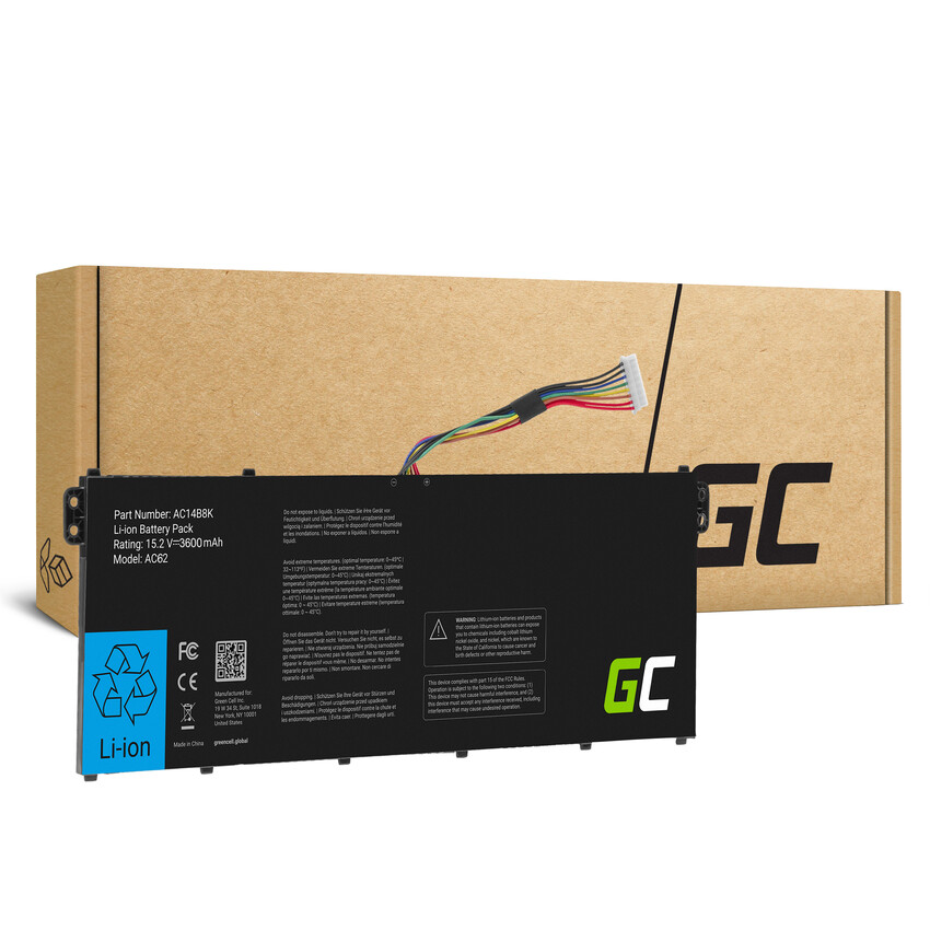 Green Cell baterija AC14B3K AC14B8K za Acer Aspire 5 A515 A517 R15 R5-571T Spin 3 SP315-51 SP513-51 Swift 3 SF314-52 (AC62)