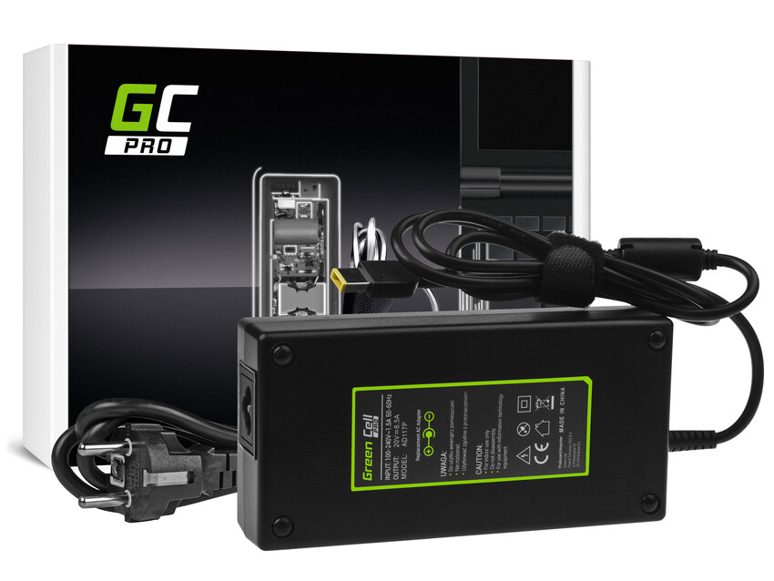 Green Cell PRO polnilec / AC Adapter 20V 8.5A 170W za Lenovo Legion 5-15 15ARH05 15IMH05 17IMH05 Y530-15 Y540-15IRH Y540-17 Y720 (AD117P)