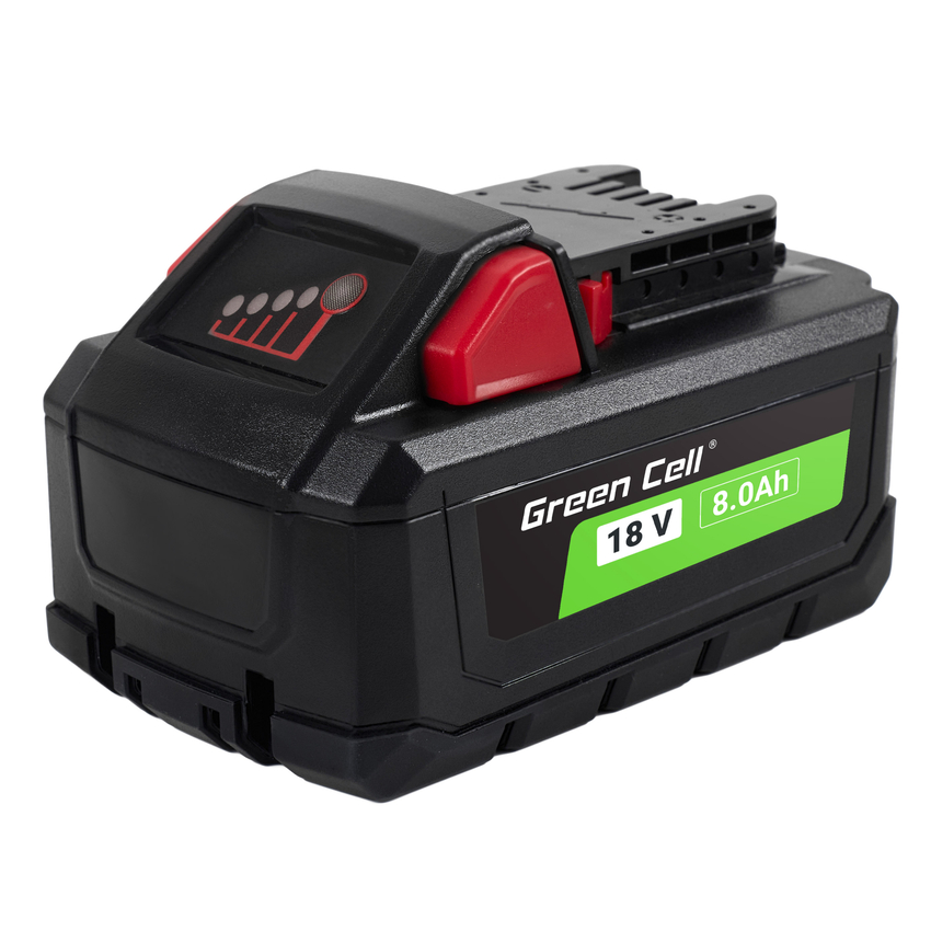 Green Cell baterija za Milwaukee M18 18V 8Ah nadomestna baterija M18 HB8 4932471070 (PTML18V8)