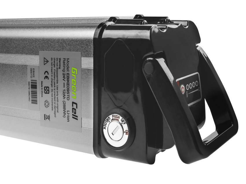 Green Cell baterija 12Ah (288Wh) za električna kolesa E-Bikes 24V (EBIKE09STD)