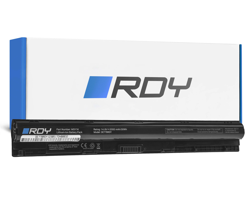 RDY Laptop baterija M5Y1K za Dell Inspiron 15 3568 3555 3558 5551 5552 5555 5558 5559 17 5755 5758 5759 Vostro 3558 3568 (DE77BRDY)
