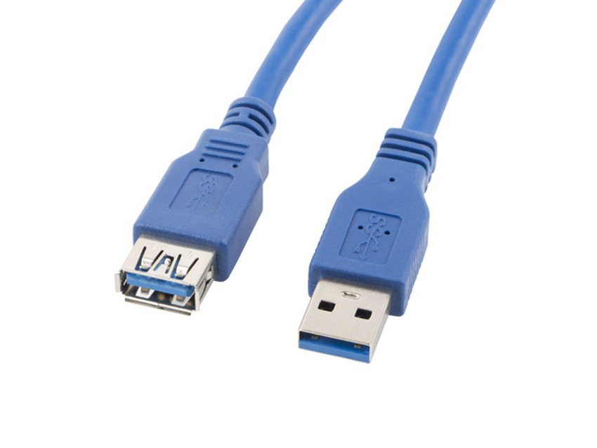 Kabel USB podaljaljšek Lanberg USB 3.0 AM-AF 1.8M US3E-10CC-0018-B