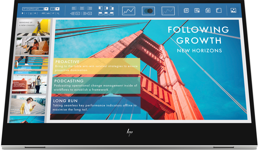 Monitor HP E14 G4 Portable 35,56 cm (14″) FHD IPS LED 60 Hz