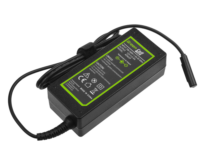Green Cell PRO polnilec / AC Adapter 12V 3.6A 48W za Microsoft Surface RT, RT/2, Pro i Pro 2 (AD62P)