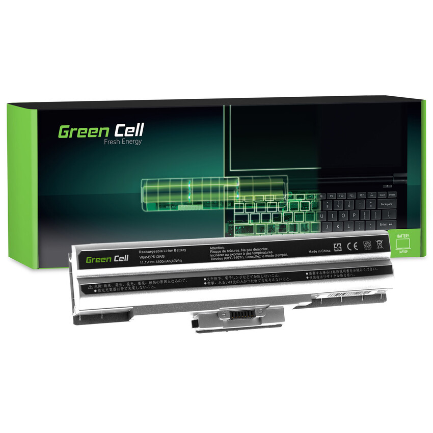 Green Cell baterija VGP-BPS13 VGP-BPS21A VGP-BPS21B za Sony Vaio VGN-FW PCG-31311M 3C1M 81112M 81212M (Silver) (SY05)