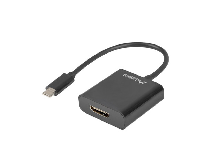 Adapter USB-C LANBERG 3.1 (M) -> HDMI (F) 15CM