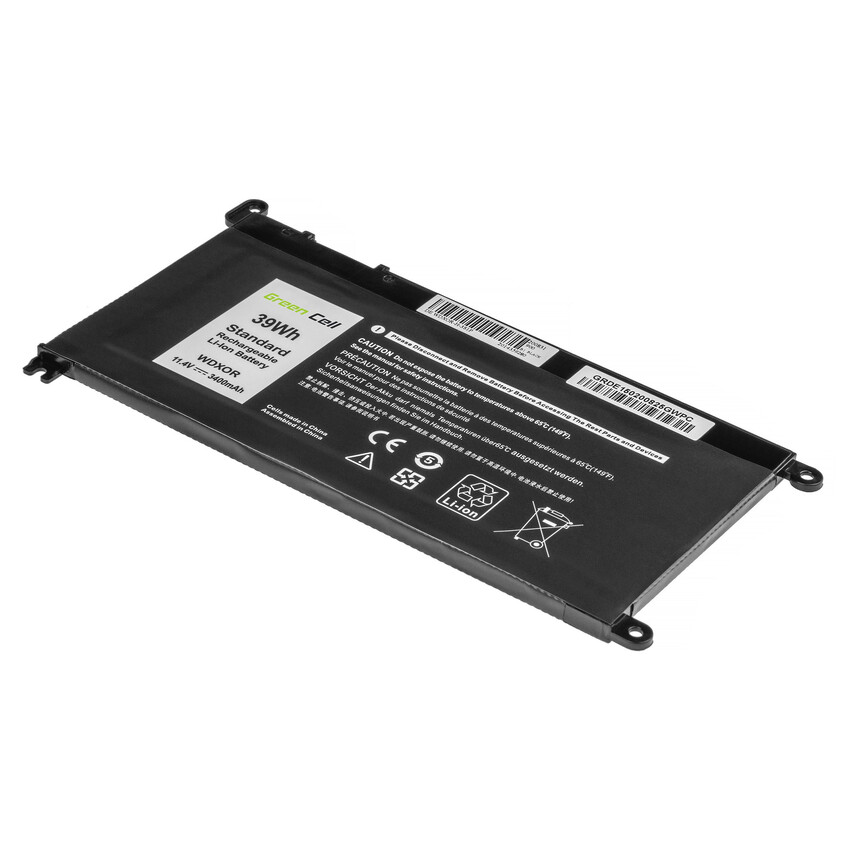 Green Cell baterija WDX0R WDXOR za Dell Inspiron 13 5368 5378 5379 14 5482 15 5565 5567 5568 5570 5578 5579 7560 7570 17 5770 (DE150)