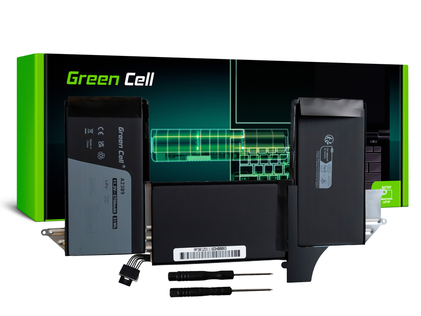 Green Cell baterija A2389 to Apple MacBook Air M1 13 A2337 2020 (AP38)