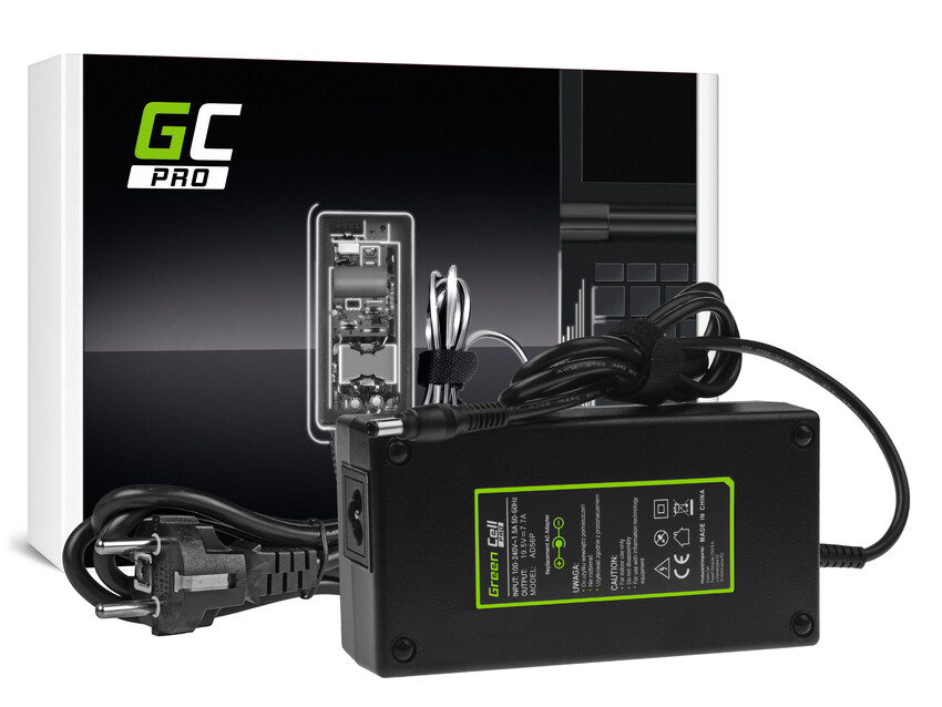 Green Cell PRO polnilec / AC Adapter 19.5V 7.7A 150W za Asus G550 G551 G73 N751 MSI GE60 GE62 GE70 GP60 GP70 GS70 PE60 PE70 WS60 (AD56P)