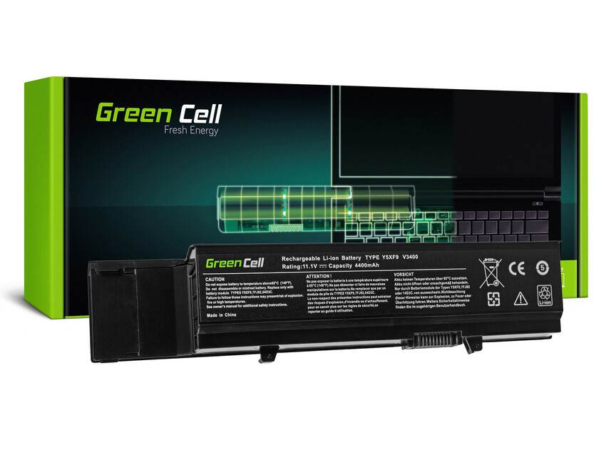 Green Cell baterija 7FJ92 Y5XF9 za Dell Vostro 3400 3500 3700 (DE19)