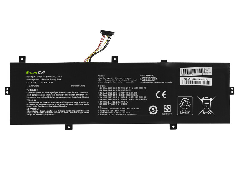 Green Cell baterija C31N1620 za Asus ZenBook UX430 UX430U UX430UA UX430UN UX430UQ (AS163)