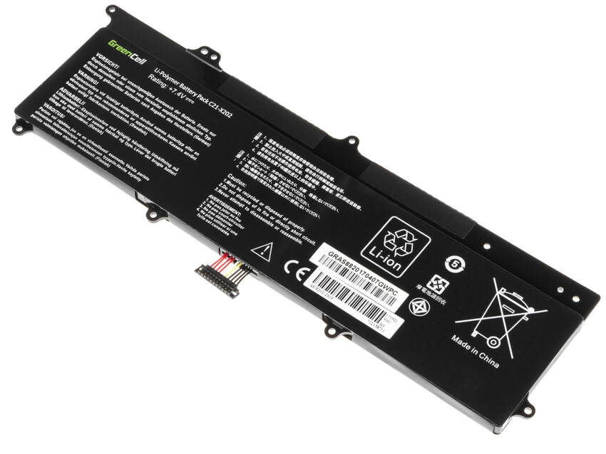 Green Cell baterija C21-X202 za Asus X201E F201E VivoBook F202E Q200E S200E X202E (AS88)