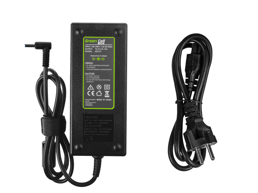 Green Cell PRO polnilec / AC Adapter 19.5V 6.15A 120W za HP Omen 15-5000 17-W HP Envy 15-J 17-J (AD71P)
