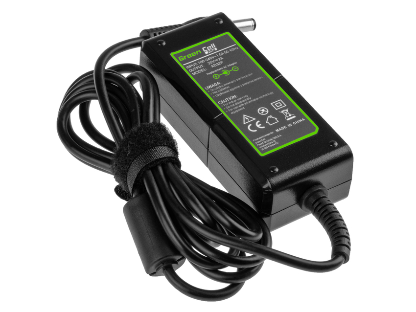 Green Cell PRO polnilec / AC Adapter 20V 2A 40W za Lenovo IdeaPad S10 S10-2 S10-3 S10-3s S100 S110 S400 S405 U260 U310 Z500 (AD32P)