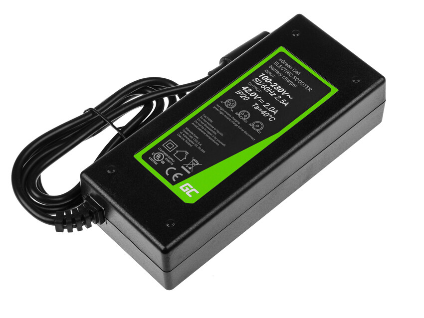 Green Cell polnilec za Xiaomi Mija M365, M365 Pro/Segway Ninebot ES1, ES2, ES3, ES4/Lime/Hive/Bird (SAD01)