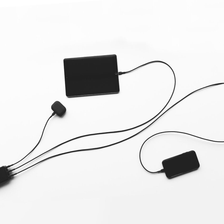 Set 3x Green Cell kabel GC Ray USB - Lightning 30cm, 120cm, 200cm za iPhone, iPad, iPod, white LED, quick charging (KABGCSET04)