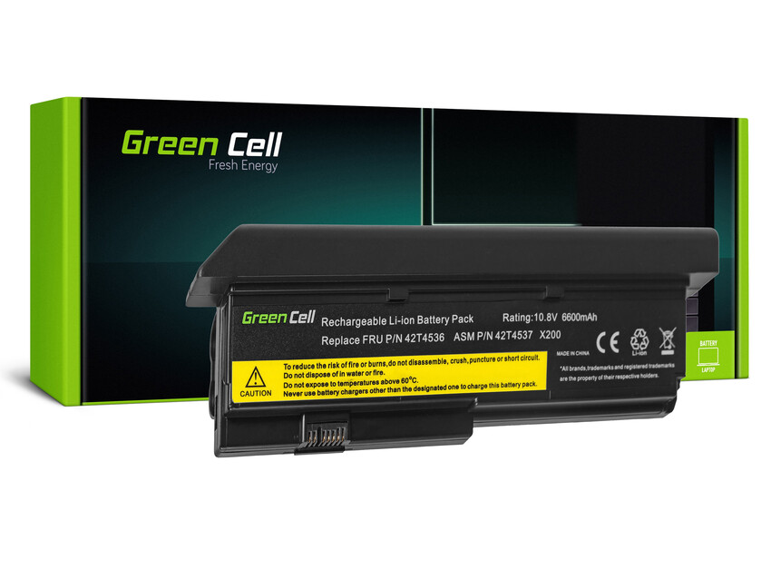 Green Cell baterija 42T4650 za Lenovo ThinkPad X200 X201 X200s X201i (LE22)