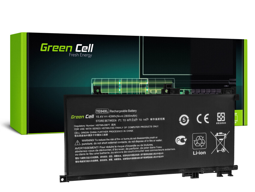 Green Cell baterija TE04XL za HP Omen 15-AX202NW 15-AX205NW 15-AX212NW 15-AX213NW, HP Pavilion 15-BC501NW 15-BC505NW 15-BC507NW (HP180)