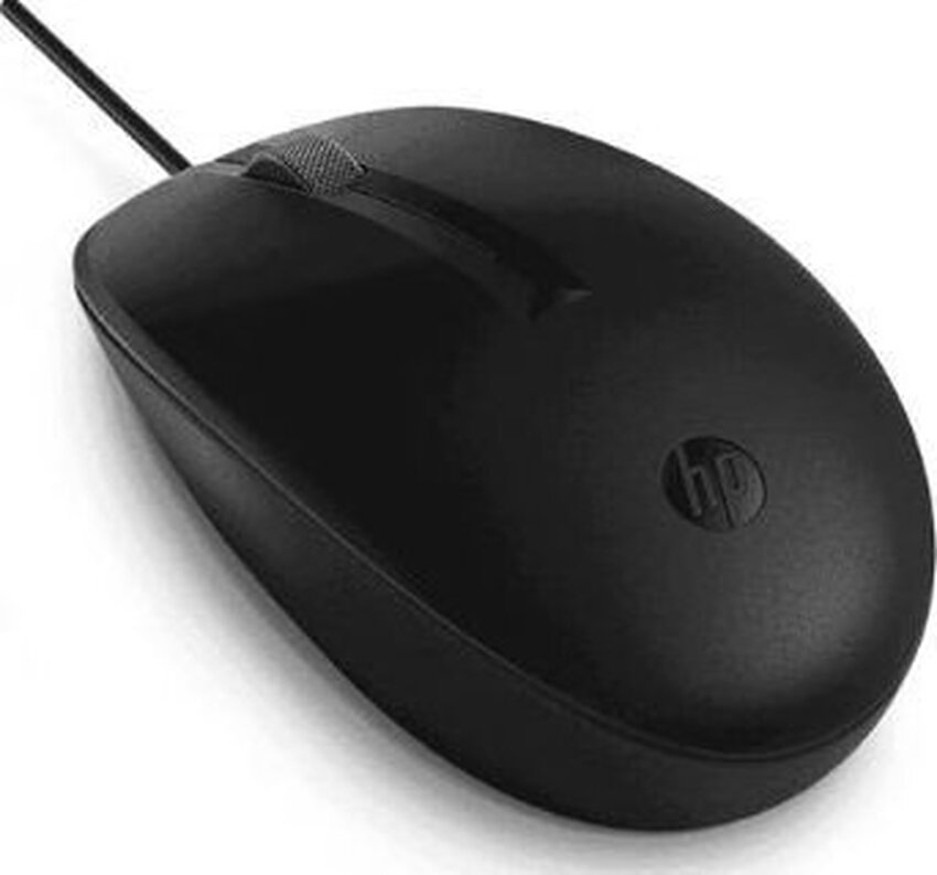 HP 125 optična USB žična miška črna