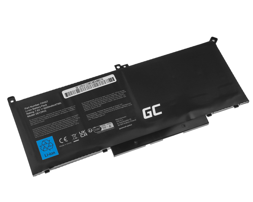 Green Cell baterija F3YGT za Dell Latitude 7280 7290 7380 7390 7480 7490 (DE129V2)