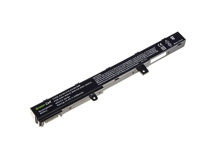 Green Cell baterija A31N1319 A41N1308 za Asus X551 X551C X551CA X551M X551MA X551MAV F551 F551C F551M R512C R512CA R553L (AS75)