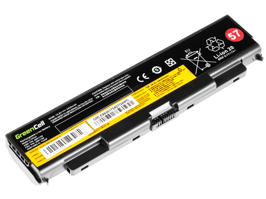 Green Cell baterija za Lenovo ThinkPad T440p T540p W540 W541 L440 L540 (LE89)