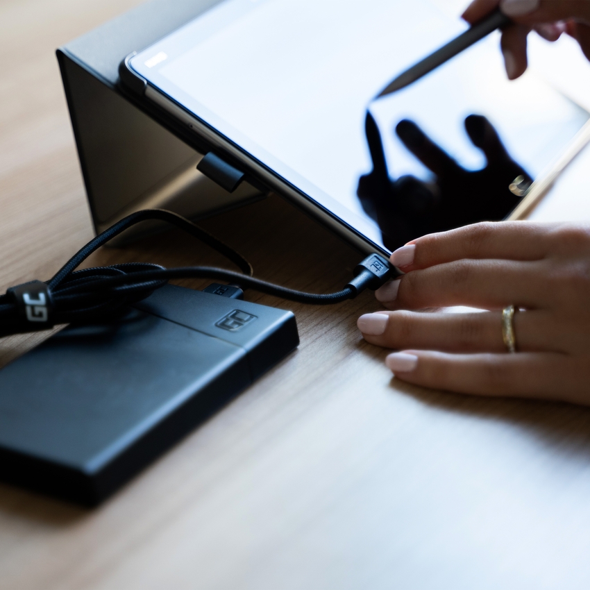 Set 3x Green Cell GC Ray USB-C 120cm kabel with green LED backlight, fast charging Ultra Charge, QC 3.0 (KABGCSET02)