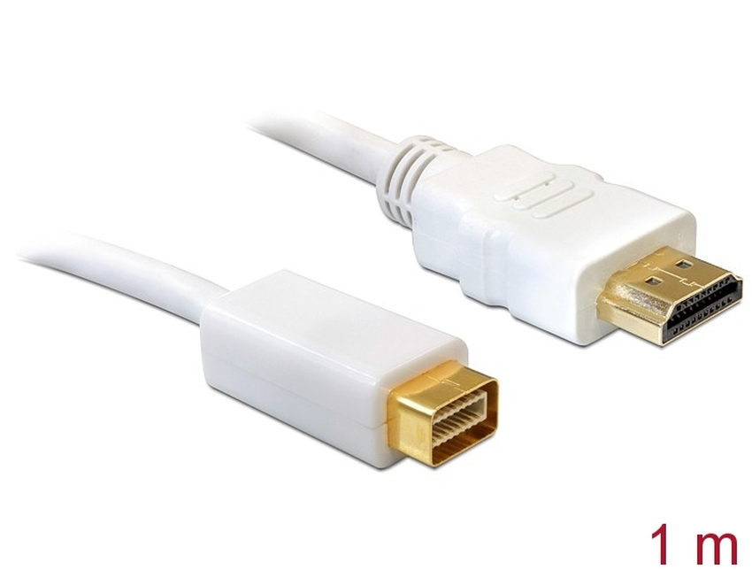Kabel mini DVI > HDMI 1 m Delock
