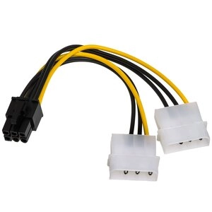 Interni kabel-adapter molex - 2x sata AK-CA-13