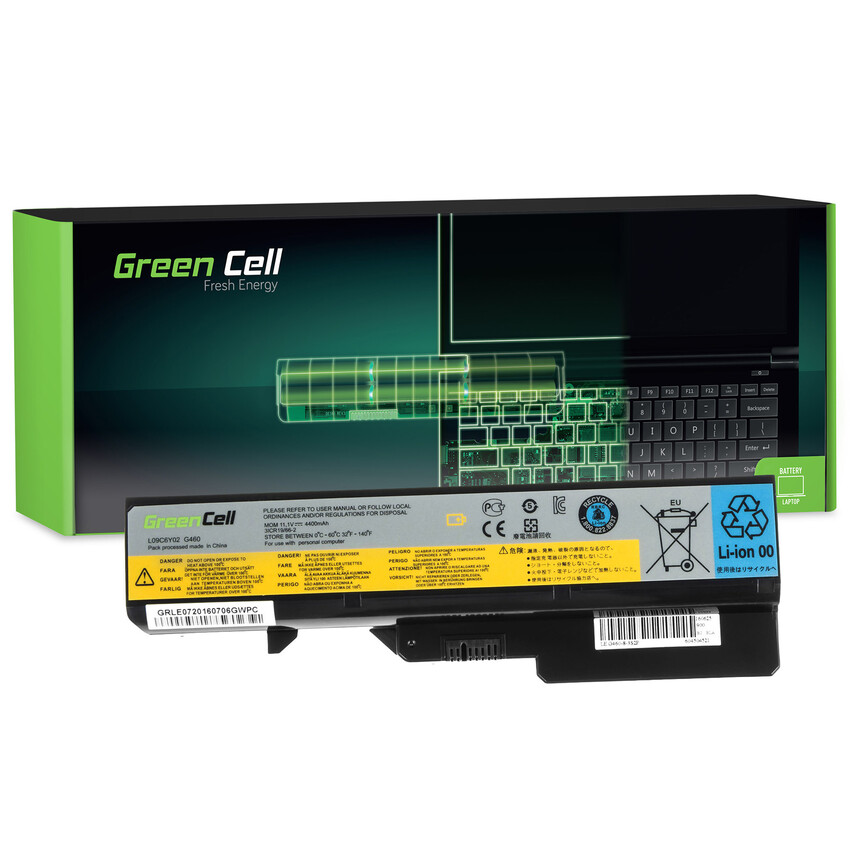 Green Cell baterija L09L6Y02 L09S6Y02 za Lenovo B575 G560 G565 G570 G575 G770 G780, IdeaPad Z560 Z570 Z585 (LE07)