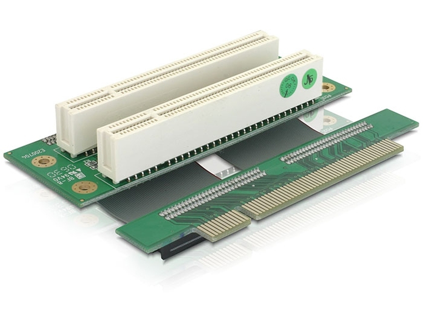 PCI-Riser-Kartica 2x PCI s fleksibilnim kablom za Jetway/Via MB