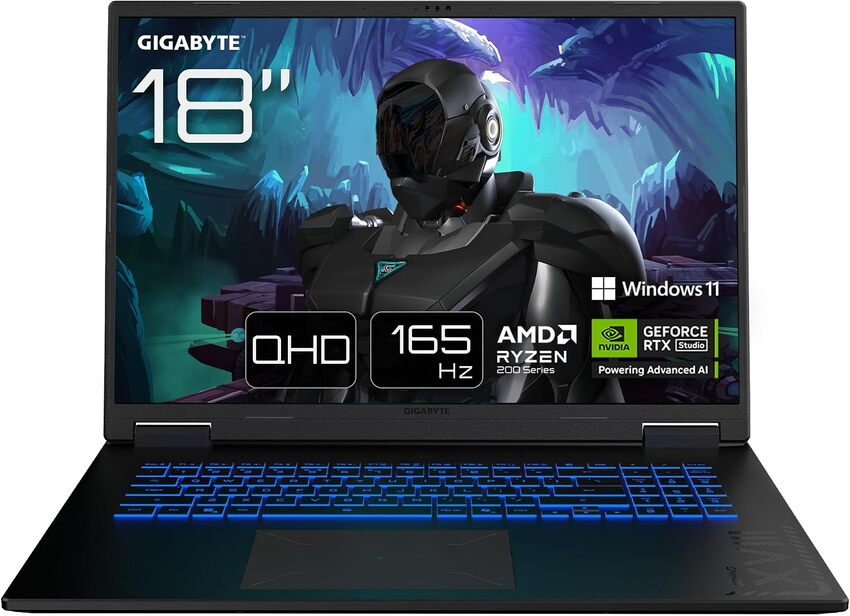 Prenosnik Gigabyte Gaming A18 3WHK3DEC64SH / Ryzen 7 / RAM 32 GB / SSD Disk / 18