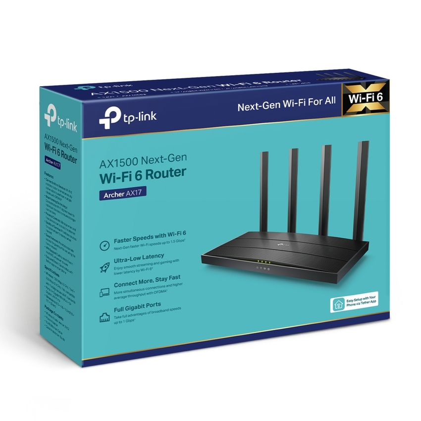 Brezžični usmerjevalnik / router TP-Link Archer AX17