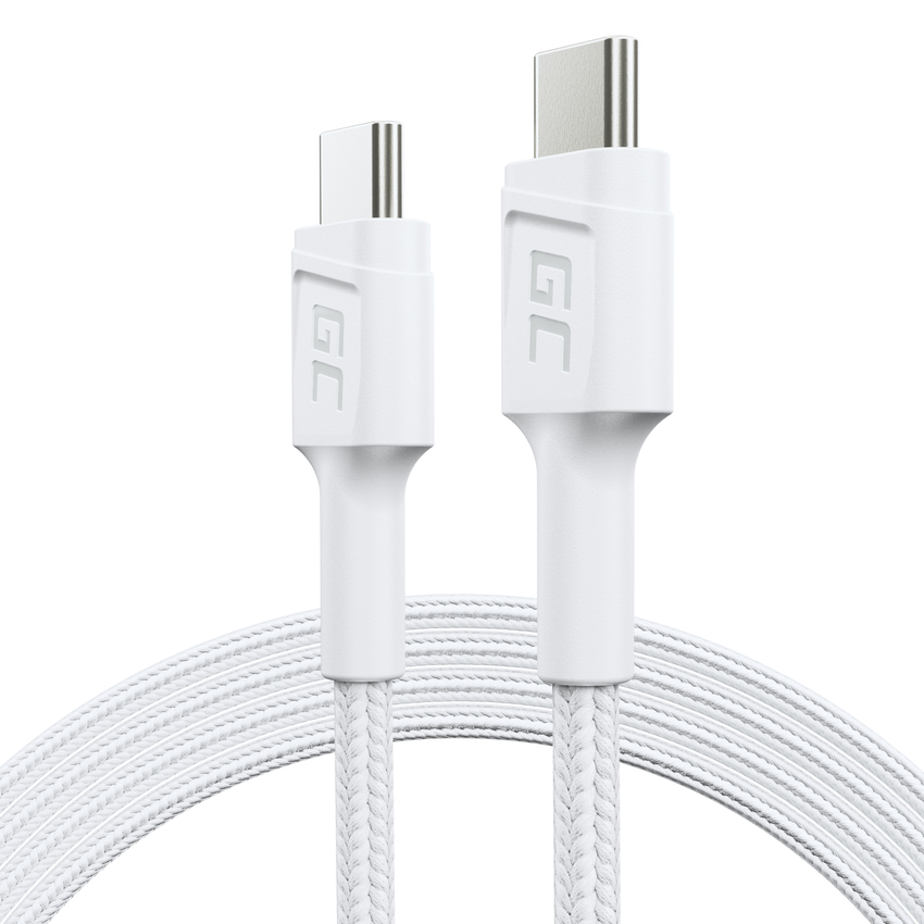 kabel bel USB-C Type C 1,2m Green Cell PowerStream s hitrim polnjenjem napajalni kabel 60W, Ultra Charge, Quick Charge 3.0 (KABGC30W)
