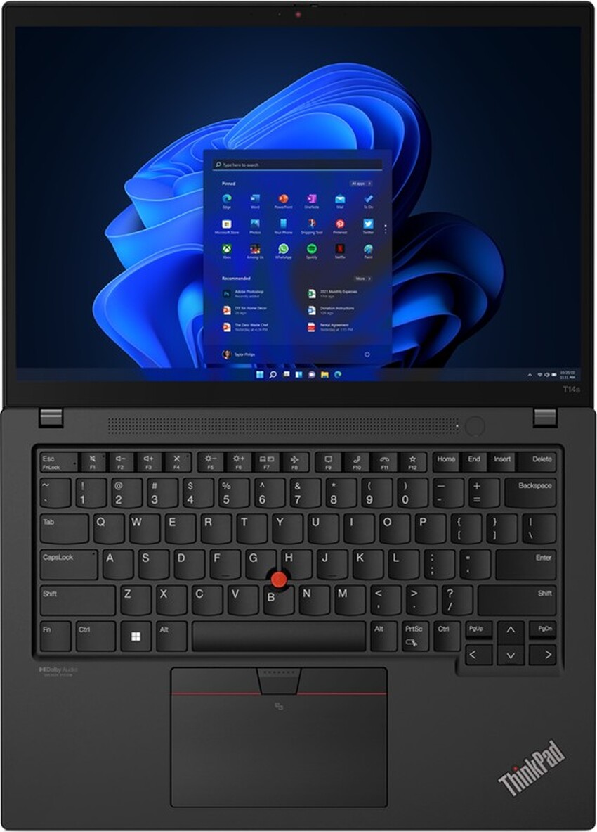 Prenosnik Lenovo ThinkPad T14 G3 / i7 / RAM 16 GB / SSD Disk / 14,0″ WUXGA