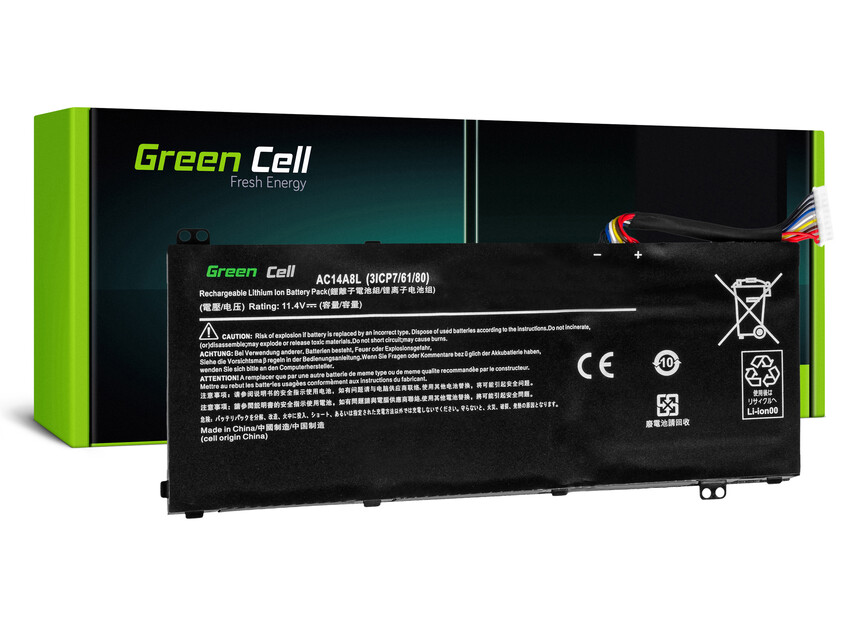 Green Cell baterija AC14A8L AC15B7L za Acer Aspire Nitro V15 VN7-571G VN7-572G VN7-591G VN7-592G i V17 VN7-791G VN7-792G (AC54)