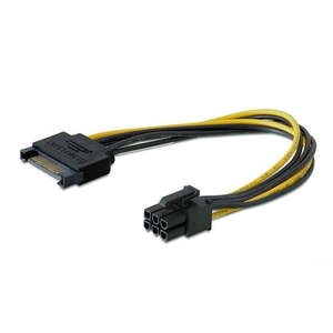 Adapter iz 1x SATA na 1x 6pin, Savio AK-20