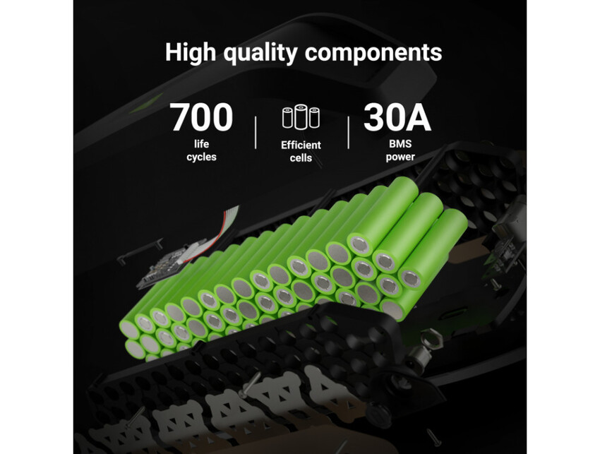 Green Cell® GC PowerMove E-Bike baterija 48V 14.5Ah Li-Ion Down Tube with polnilec (EBIKEGCF03)
