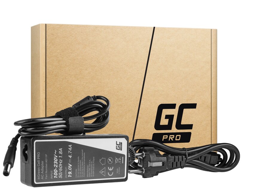 Green Cell PRO polnilec / AC adapter za HP Envy Pavilion DV4 DV5 DV6 Compaq CQ61 CQ62 19V 4.74A (AD15P)