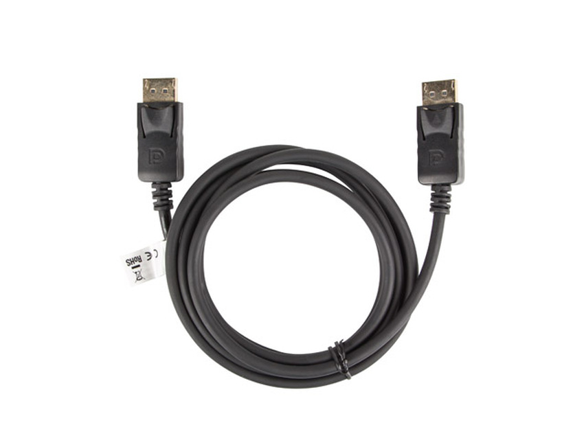 Kabel (DP) DisplayPort / DisplayPort 1.8m, Lanberg CA-DPDP-10CC-0018-BK