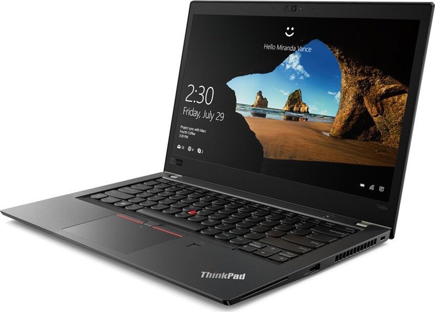 Prenosnik Lenovo ThinkPad T480s / i7 / RAM 16 GB / SSD Disk / 14,0″ FHD