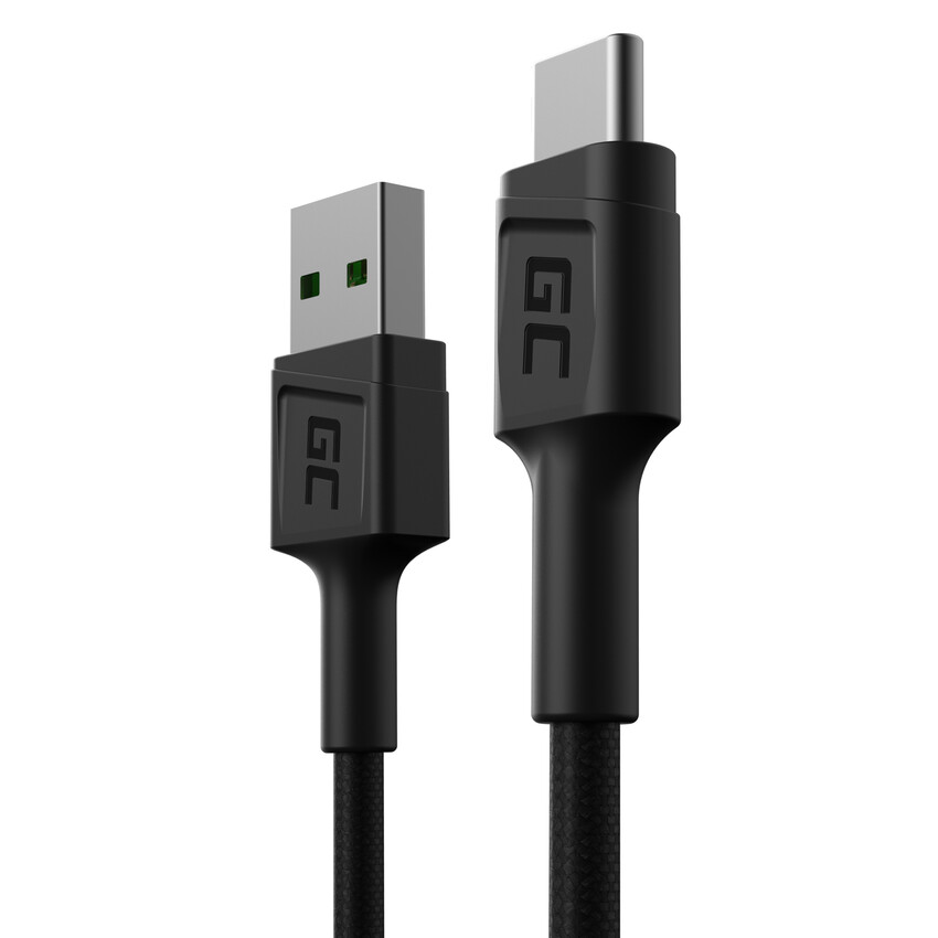 Green Cell kabel GC PowerStream USB-A - USB-C 30cm quick charge Ultra Charge, QC 3.0 (KABGC25)