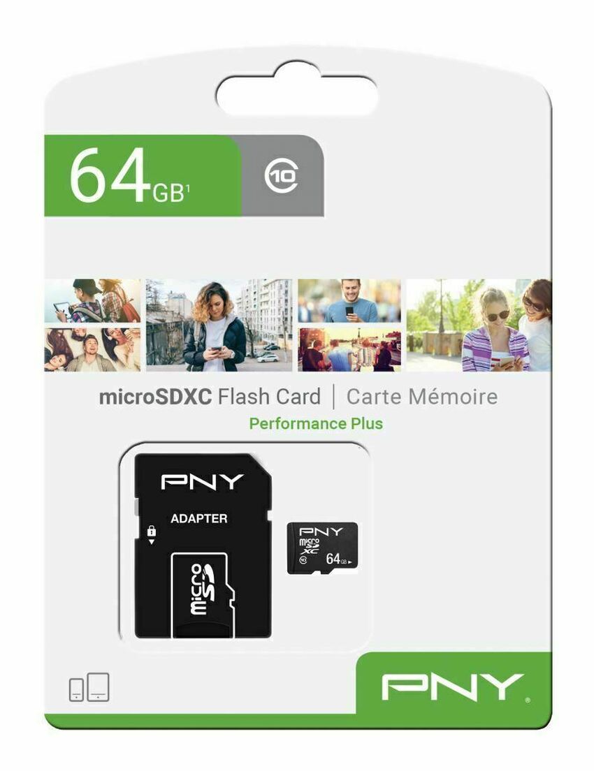 Spominska kartica micro 64gb PNY