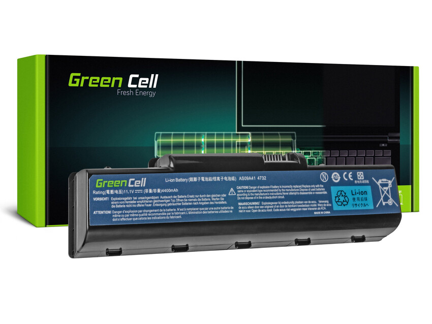 Green Cell baterija AS09A31 AS09A41 AS09A51 AS09A71 za Acer eMachines E525 E625 E725 G430 Aspire 5532 5732 5732Z 5734Z (AC21)