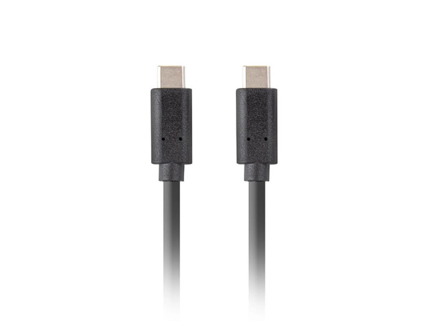 Kabel USB-C na USB-C Lanberg CMCM-32CU-0010-BK 100W PD 1m